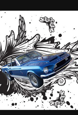 shelby mustang graphics